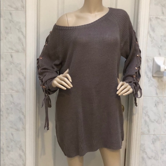 GIRLY & FLIRTY MOCHA SWEATER DRESS - Picture 5 of 8